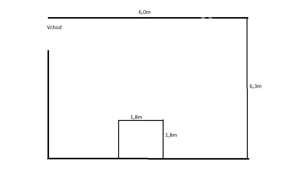 Prenájom skladový priestor 34m2 prízemie Kamenná cesta